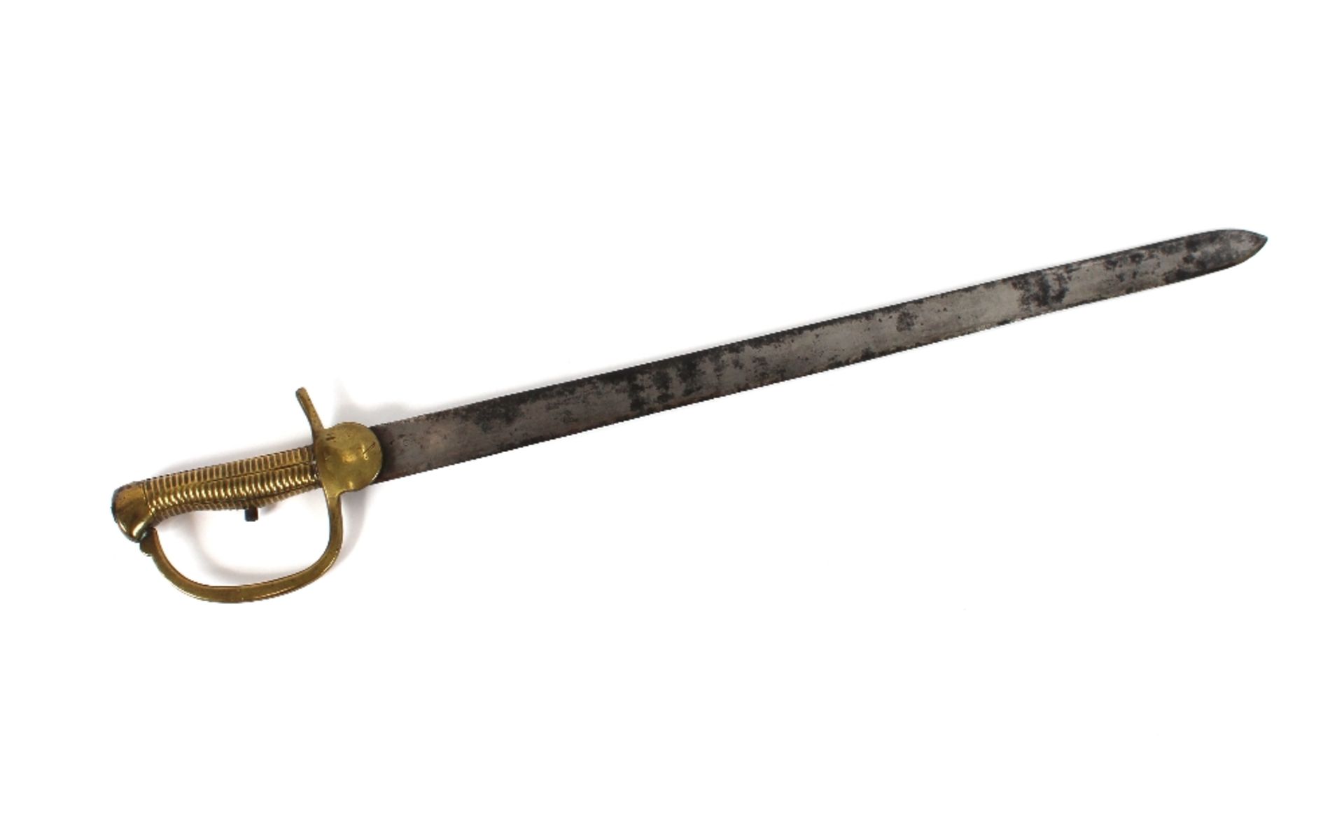 A Baker rifle sword bayonet, second model P1801. B