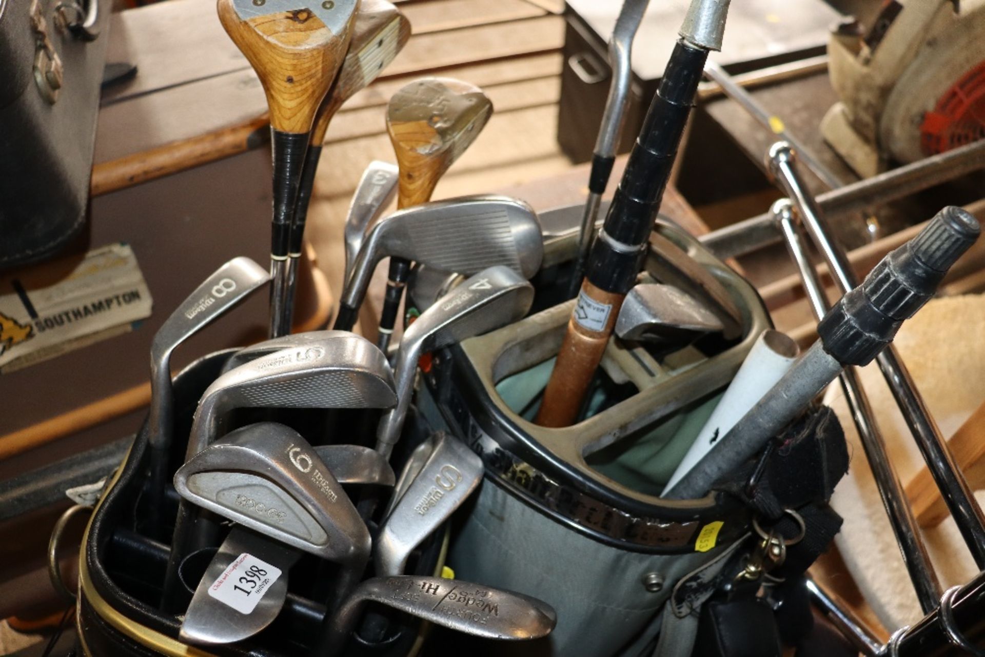 Two golf bags and contents of various clubs; to in - Image 2 of 2