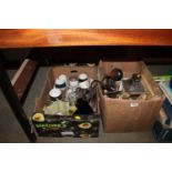 Two boxes of various sundry items