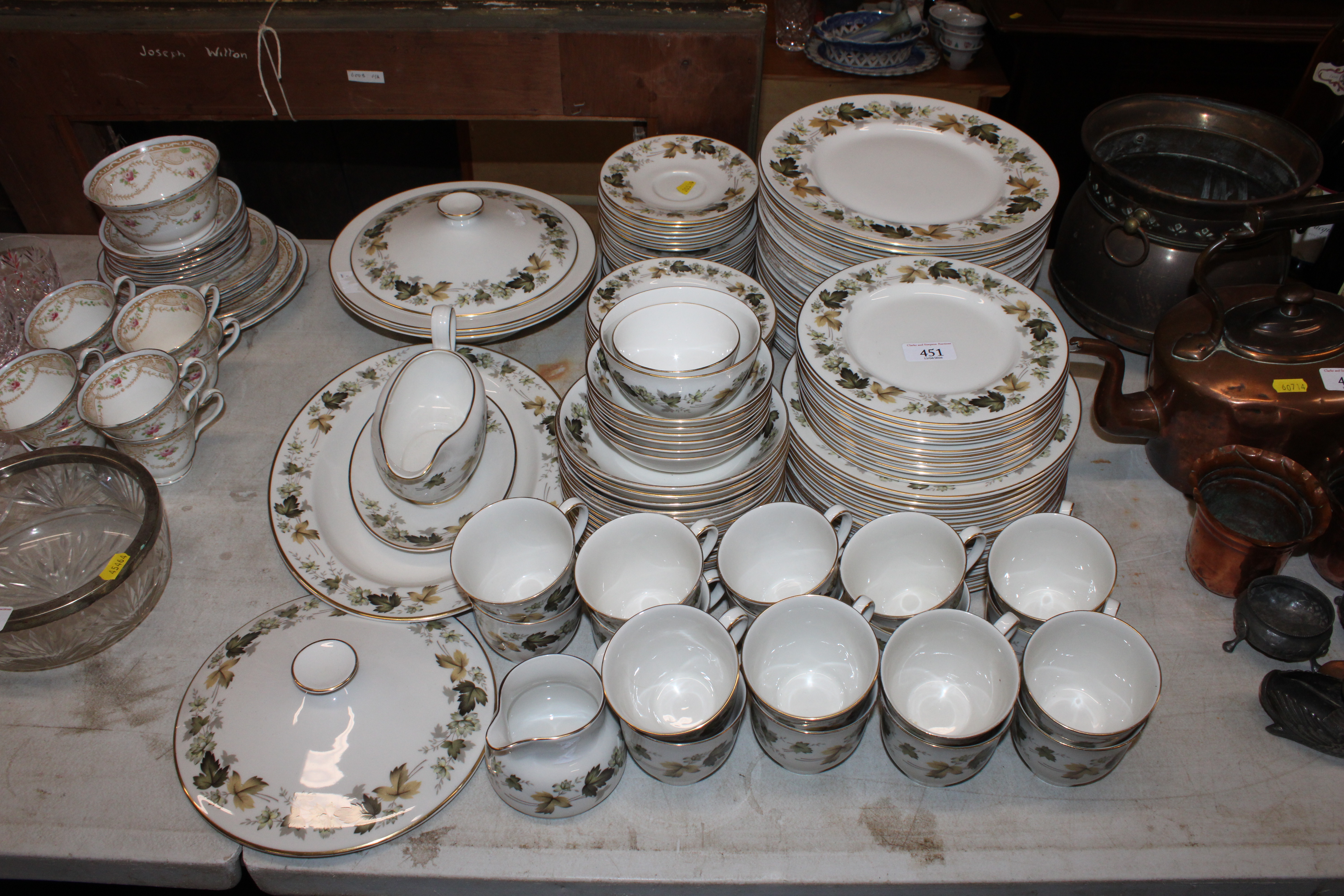 A Royal Doulton 'Larchmont' pattern part tea and d
