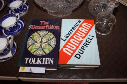 J.R.R. Tolkien 'The Silmarillion' First Edition 1977 and Lawrence Durrell, two First Editions 1970