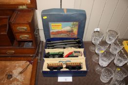 A boxed Hornby Meccano Ltd. train set AF