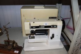 A Pfaff Hobbymatic HA1 sewing machine in case