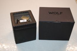 A Wolff module 1.8 watch winder