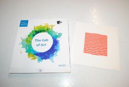 H.O. Sullivan, pencil signed coloured engraving 'E