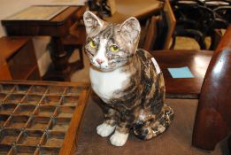 A Winstanley pottery cat, approx. 30cm high