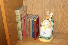 A quantity of Beatrix Potter by F Warne & Co. Ltd. books, together with The Tale of Beatrix Potter