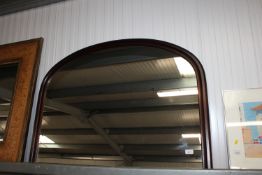 A modern overmantel mirror