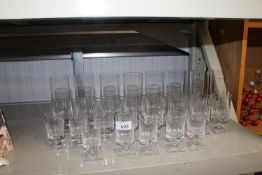 A quantity of Rosenthal glass vases