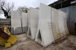 13x 3m A-Store retaining wall sections. B-Grade.