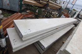 3x prestressed concrete panels: 1x 145mm x 7060mm