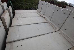 4x 3m L-Store retaining wall sections. B-Grade.