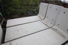 4x 3m L-Store retaining wall sections. B-Grade.