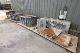4x Coote 800 x 1,600 concrete Lego brick moulds. W