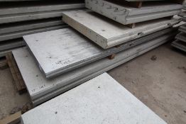 1x prestressed concrete panel: 195mm x 4500mm x1m. B-Grade.