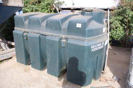 Titan BT2500 2,500 bunded oil tank.