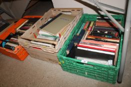 Three boxes of miscellaneous books