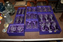 A suite of Edinburgh Crystal 'Kenmore' boxed glass