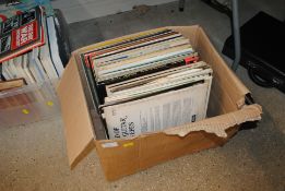 A box of miscellaneous classical records