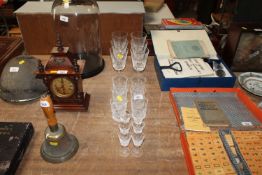 A set of eighteen Waterford glasses to include win