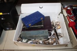 A box containing various Kings pattern and other c