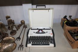 An Olympia portable typewriter