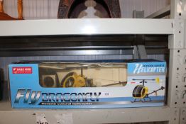 A boxed Double Horse remote control helicopter, sold as seen