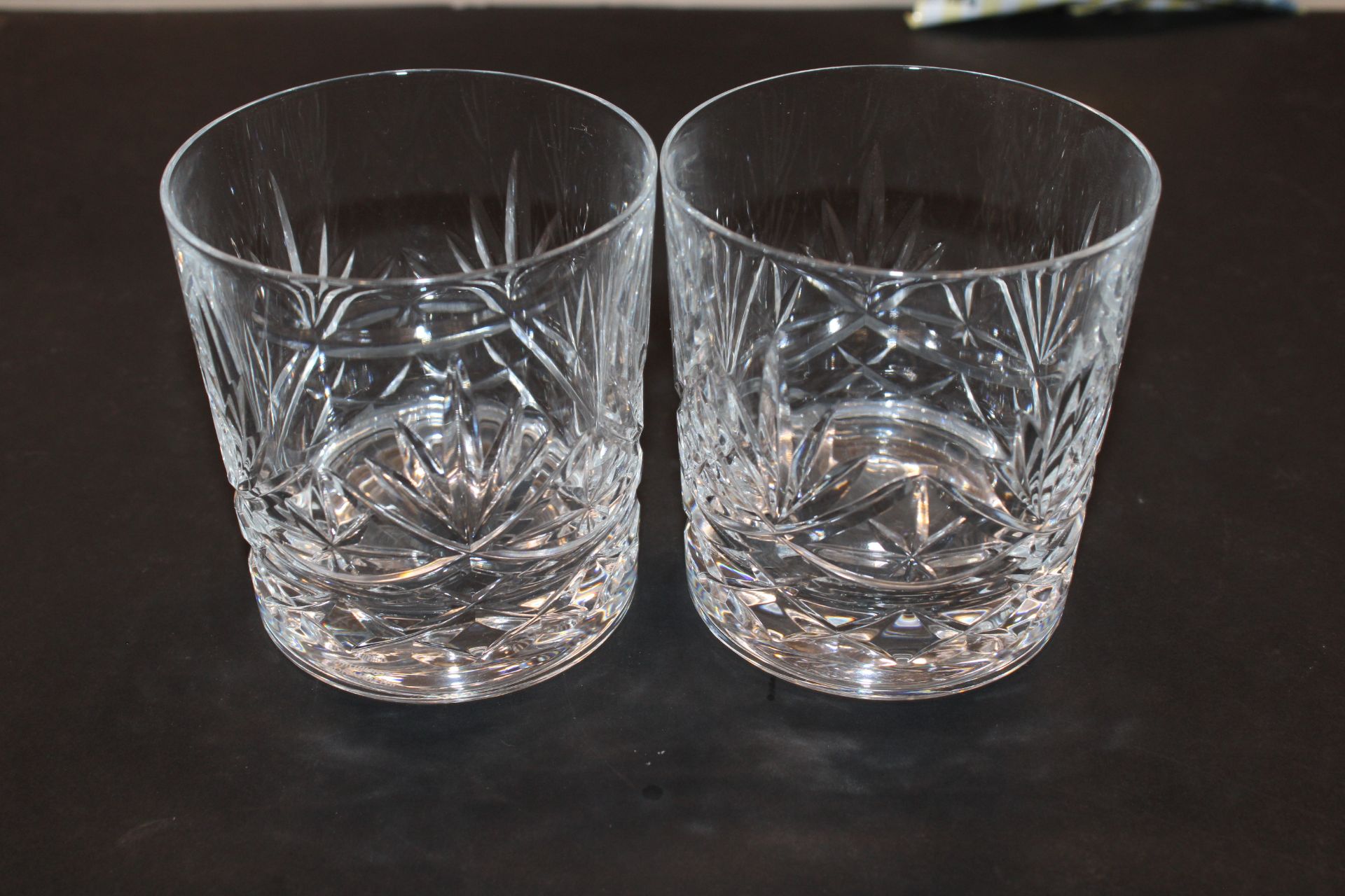 Nine Waterford glass 'Colleen' pattern short stemmed wine glasses; four matching port glasses; three - Image 10 of 22