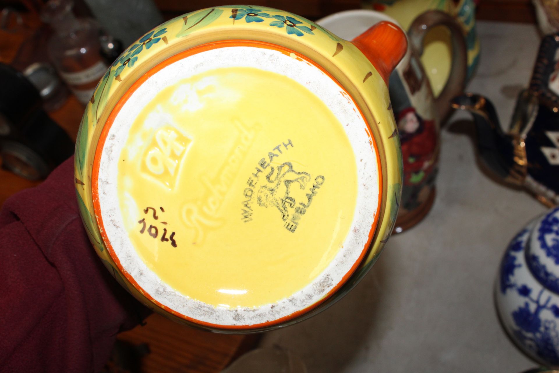 A quantity of various decorative items to include a Burleigh ware bird decorated jug; Beswick jug; a - Image 7 of 16
