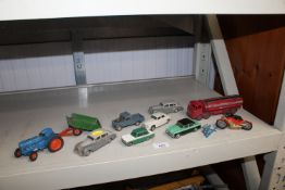 A quantity of various die-cast vehicles Dinky Toys; Dinky Super Toys; Corgi etc.