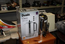 A Dualit Classic kettle in original box