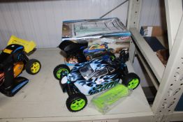 An HSP 1/10 scale remote control Off-Road Nitro Buggy as new, sold as seen
