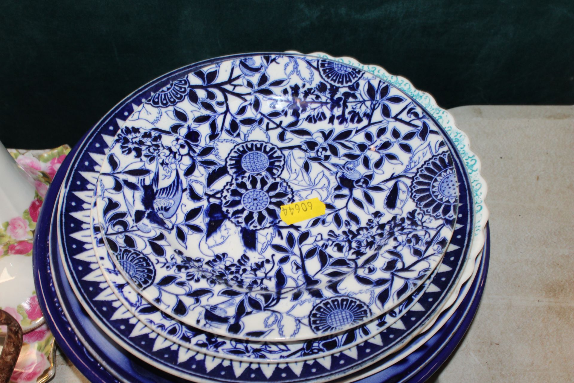 A quantity of various decorative china to include Portmeirion teapots; a G. H. Richards pottery - Image 4 of 11