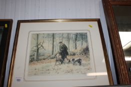 Ros Goody, pencil signed limited edition print dep