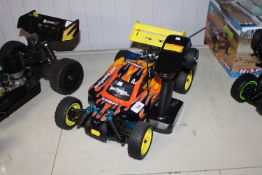 An HSP Backwash Nitro remote control car, sold as seen
