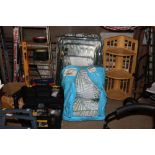 An as new folding garden chair and cushions