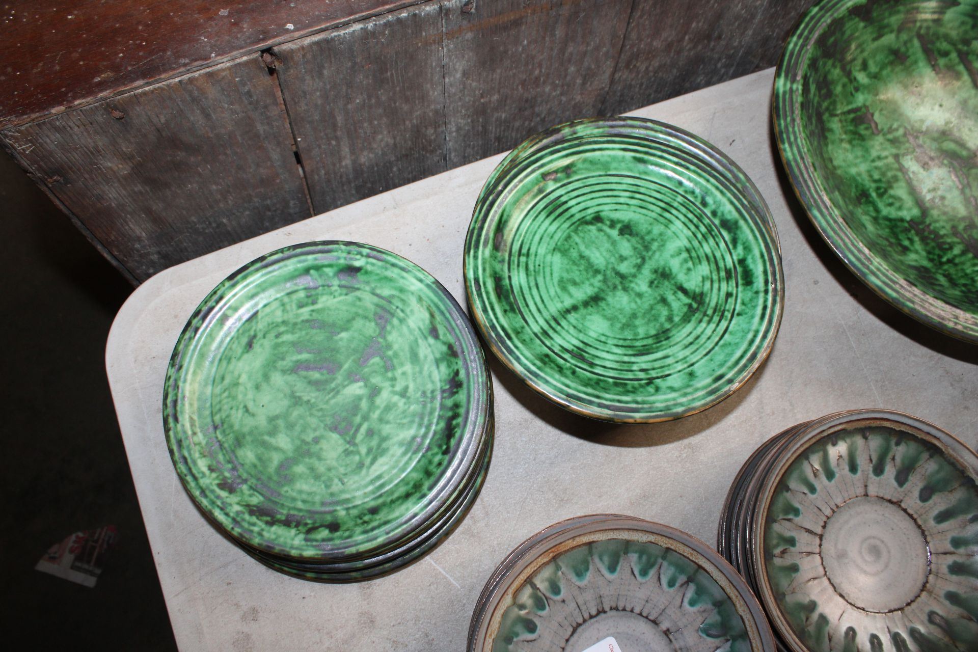 A quantity of Gosta Lothman pottery tea ware and a - Image 8 of 12