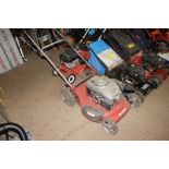 An Einhell self propelled petrol rotary lawnmower
