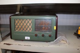 An HMV radio, sold as a collectors item