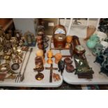 A quantity of various wooden ware to include a Wil