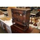 An oak cupboard