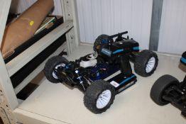An Etronix Nitro remote control car, sold as seen