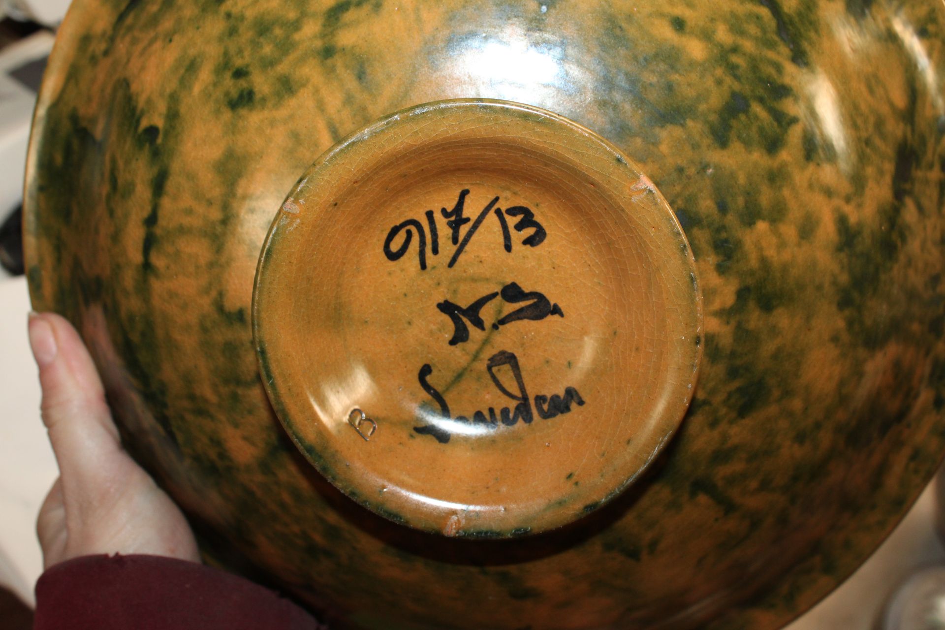 A quantity of Gosta Lothman pottery tea ware and a - Image 10 of 12
