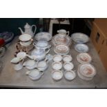 A quantity of various tea and dinner ware to include Furnivals 'Quail' patterned tea ware;