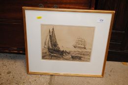 Robert Henry Smith, pencil signed etching 'The Hom