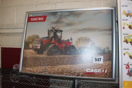 Case Quadtrac framed poster.