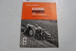 David Brown C Type plough sales brochure.