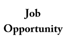 Job Opportunity