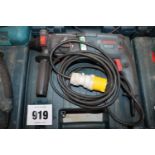 Bosch Professional 110v SDS hammer drill. V