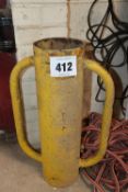 Post rammer. From a deceased estate.